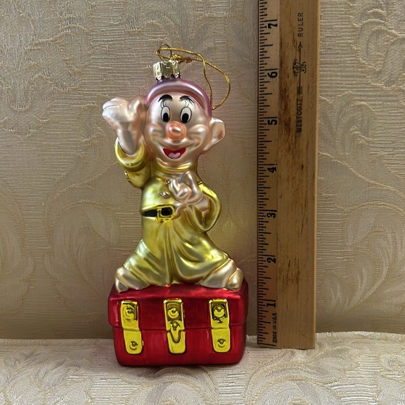 Vintage Disney Blown Glass “ Dopey” Dwarf Ornament. Very Good Condition. No box - Picture 3 of 6
